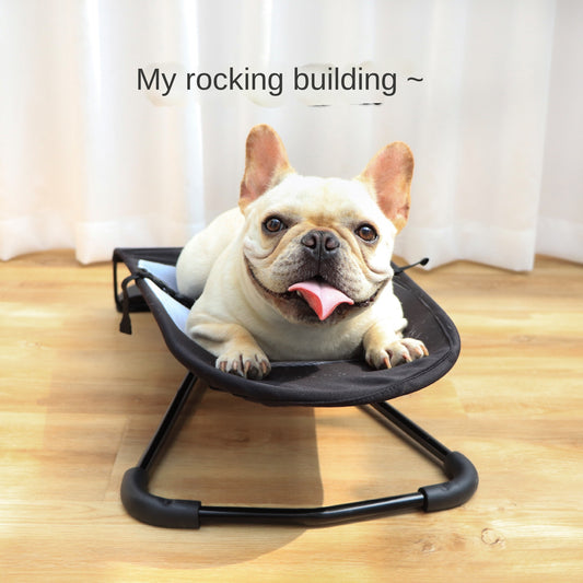 Safe and solid pet rocking bed
